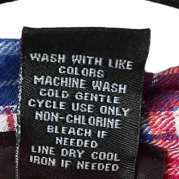 Torrid Women’s Red & Blue Lightweight Plaid Shirt Plus Size 2 - Picture 6 of 8